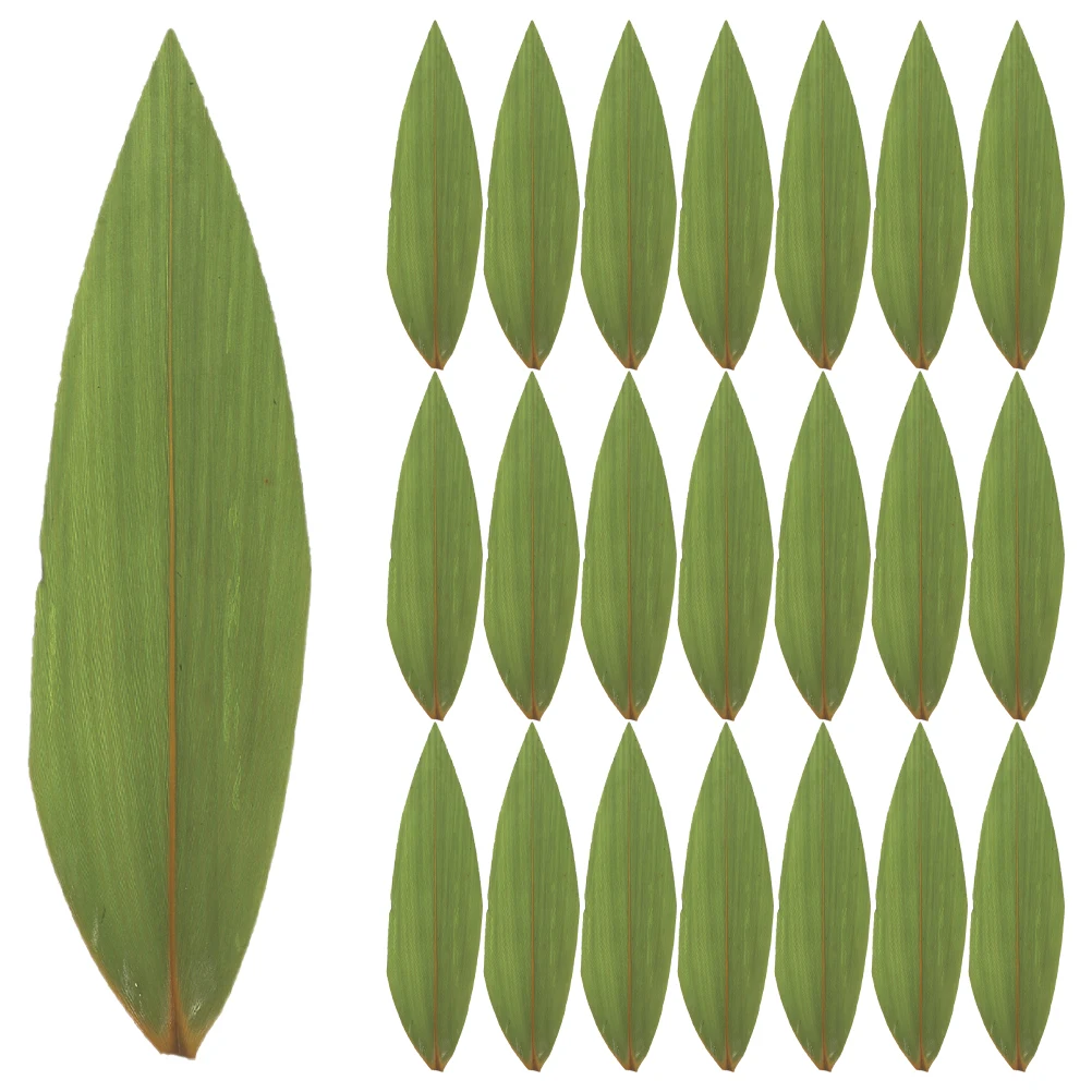 

200pcs Bamboo Leaf Arrangement Sushi Leaves Japanese Restaurant Accessories Sashimi Dish Decor Plating Grass Divider Reusable