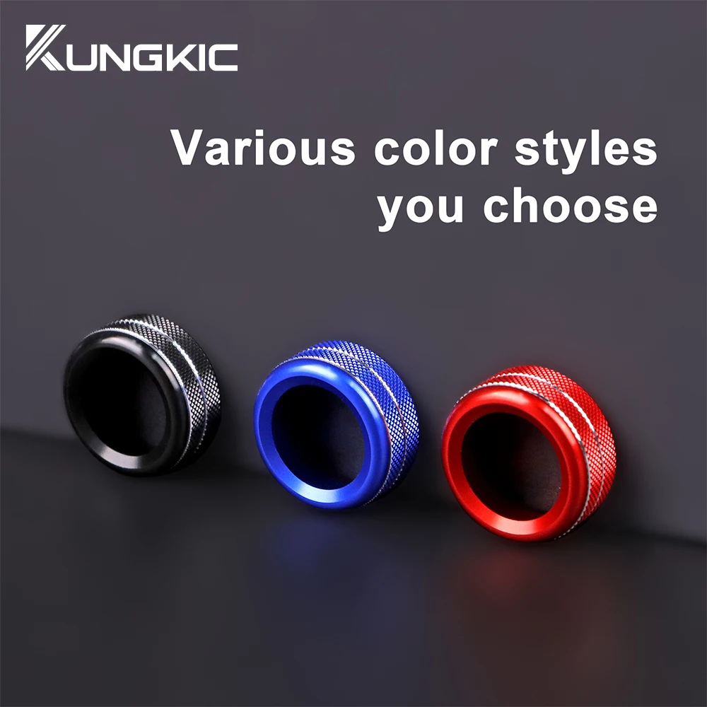 KUNGKIC AC Adjustment Knob For Subaru BRZ Toyota GR86 2021 2022 2023 2024 Switch Ring Navigation Audio Knob Accessories Trim