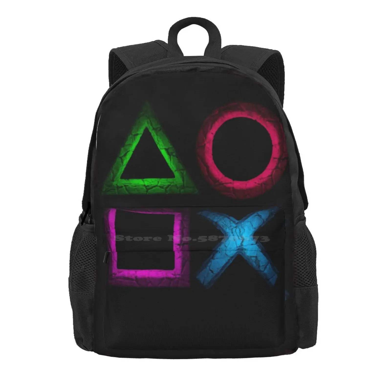 Buttons Hot Sale Schoolbag Backpack Fashion Bags One Controller Console Gamer Gaming Video Game Games Ps4 Ps3