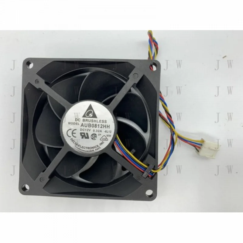 

DDJ for Delta 8025 AUB0812HH DC12V 0.32A 4-wire temperature control CPU cooling fan