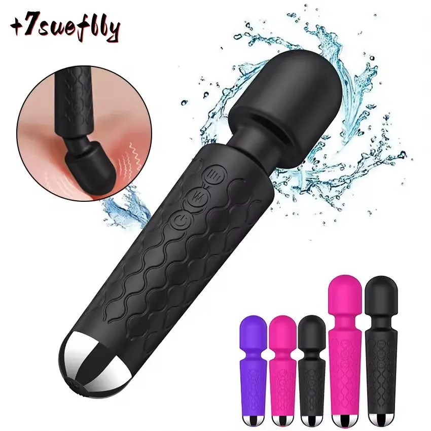 20 وضع Av عصا هزاز الجنس لعب للنساء تحفيز البظر مدلك G بقعة هزاز الموزه ألعاب مثيرة منتجات للبالغين