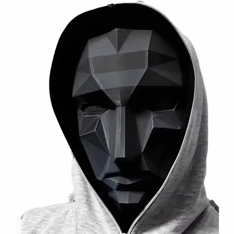 

Halloween Role Play Cosplay Masks - 3 Shapes (Square/Circle/Triangle) Korean TV Disguise Full Face Masks for Party Outfits
