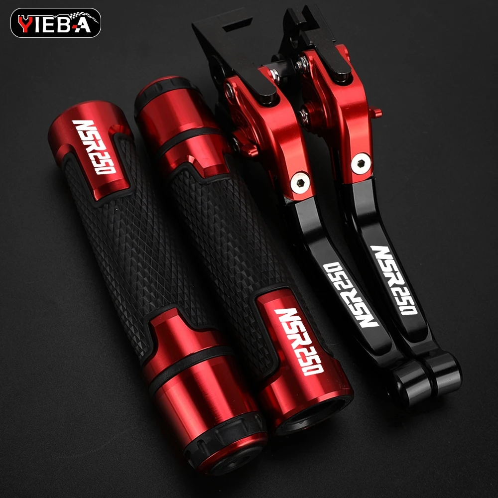

Motorcycle Adjustable Brake Handle Clutch Levers Handlebar Grips Ends For Honda NSR250 NSR-250 NSR 250 1988-1994 1993 1992 1991