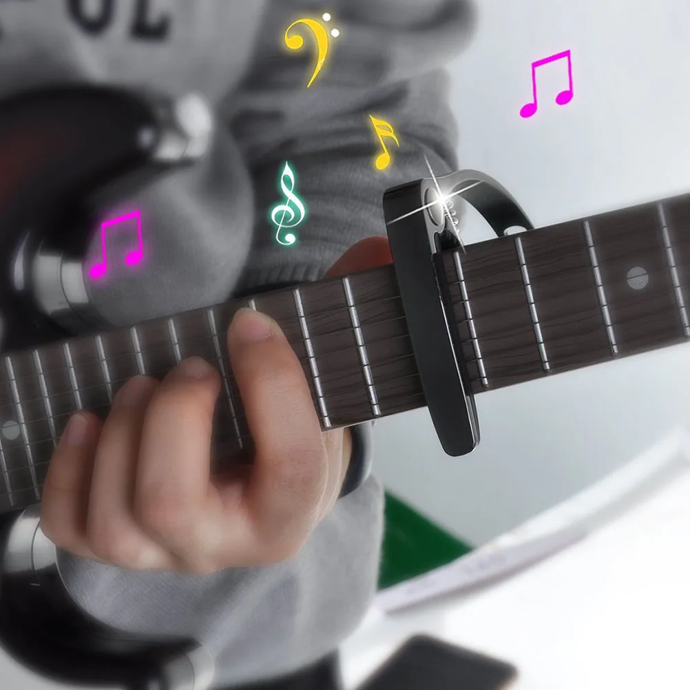 

Adjustment Jacket Set Lightweight Classical Capo Metal Guitar Musical Sound Tuning