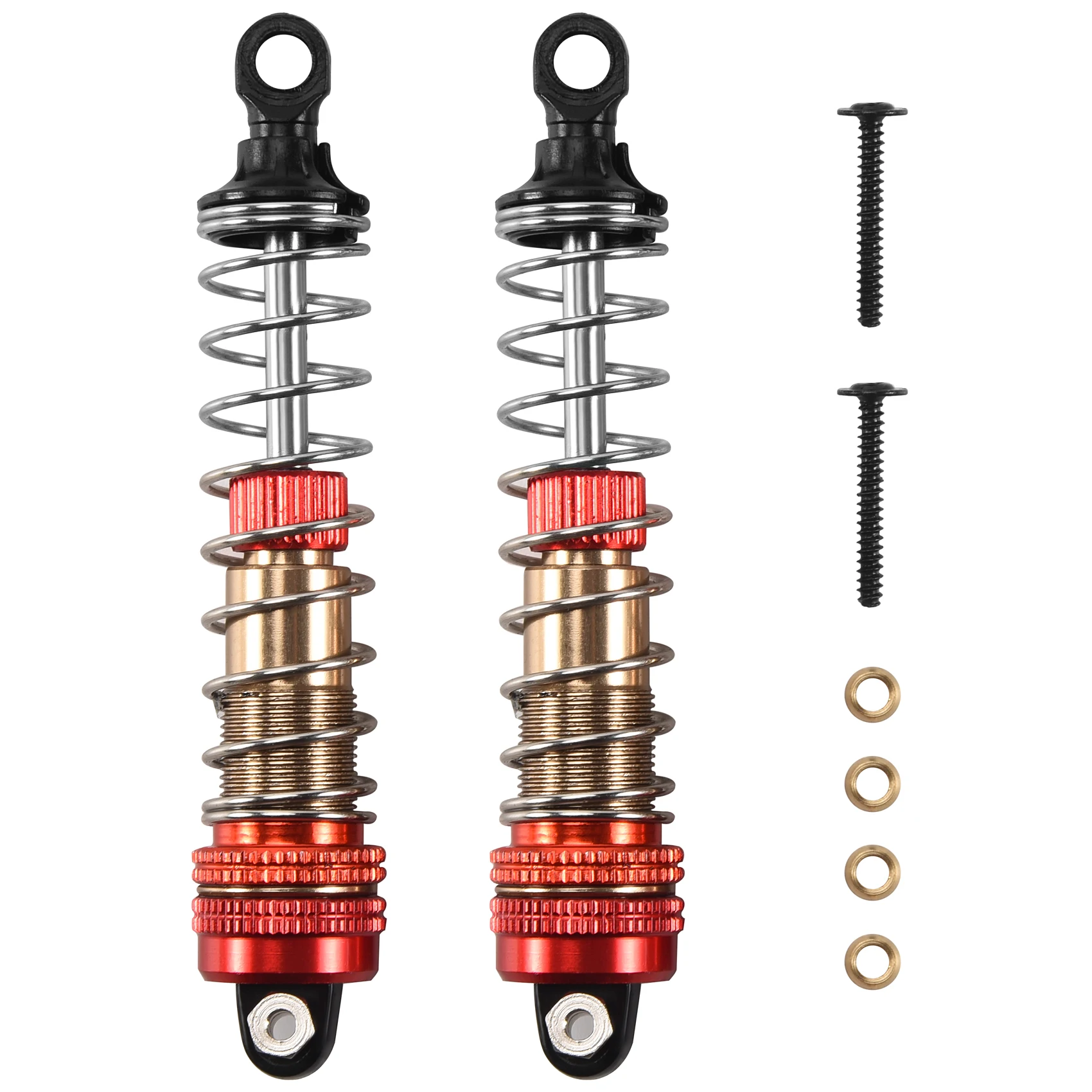 

2Pcs Metal Shock Absorbers Damper For XLF X03 X04 X-03 X-04 1/10 RC Car Truck Upgrade Parts Accessories