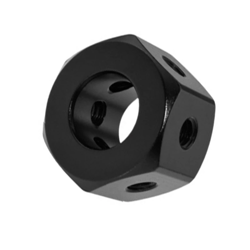 R91A Dado flangiato esagonale in alluminio da 1/4 pollice Flangia dado esagonale 1/4-20 per pali prolunga, luci da da