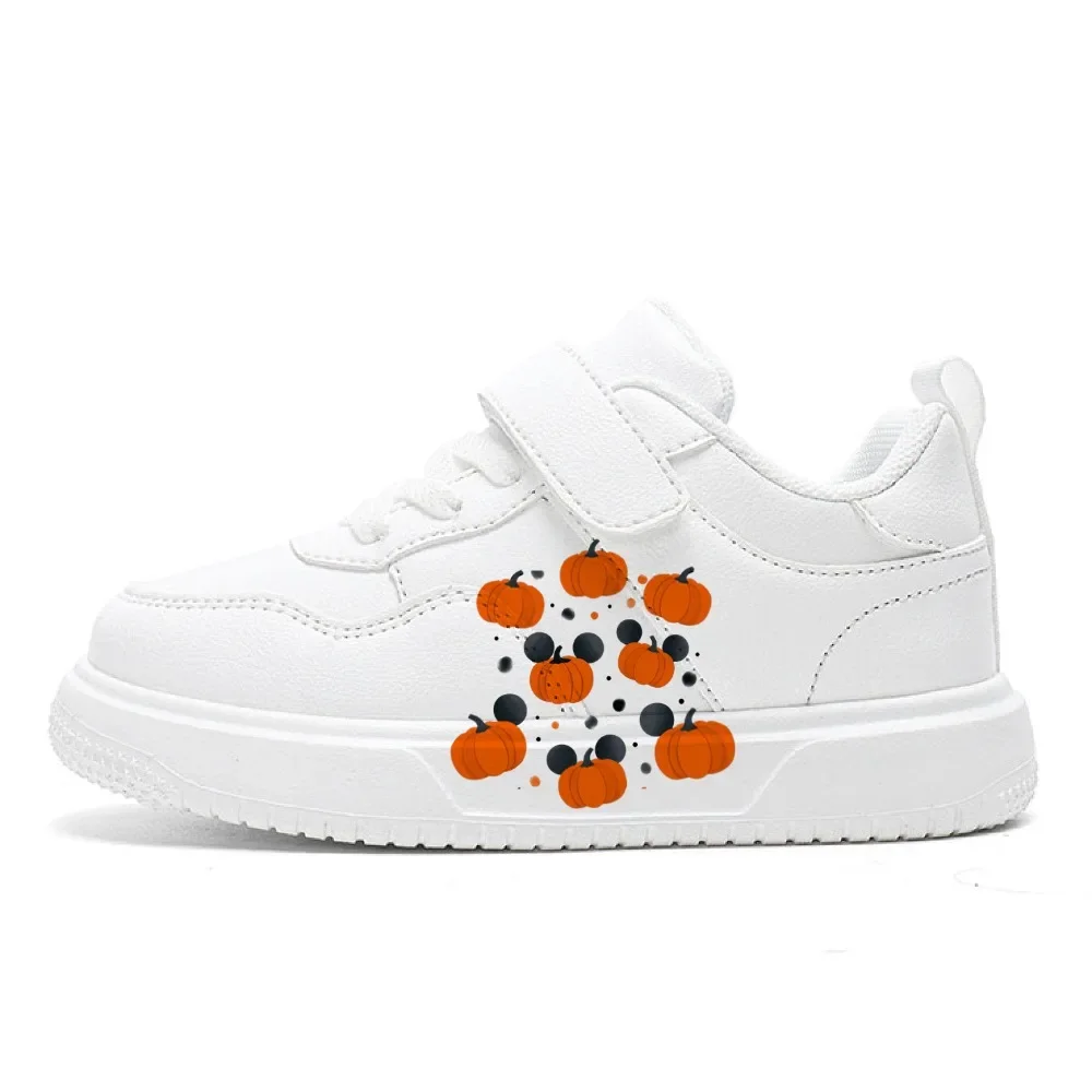 

Уличные спортивные кроссовки на Хэллоуин, детская обувь с принтом тыквы, Нескользящая студенческая обувь с принтом, мягкая спортивная обувь для мальчиков, Kinder