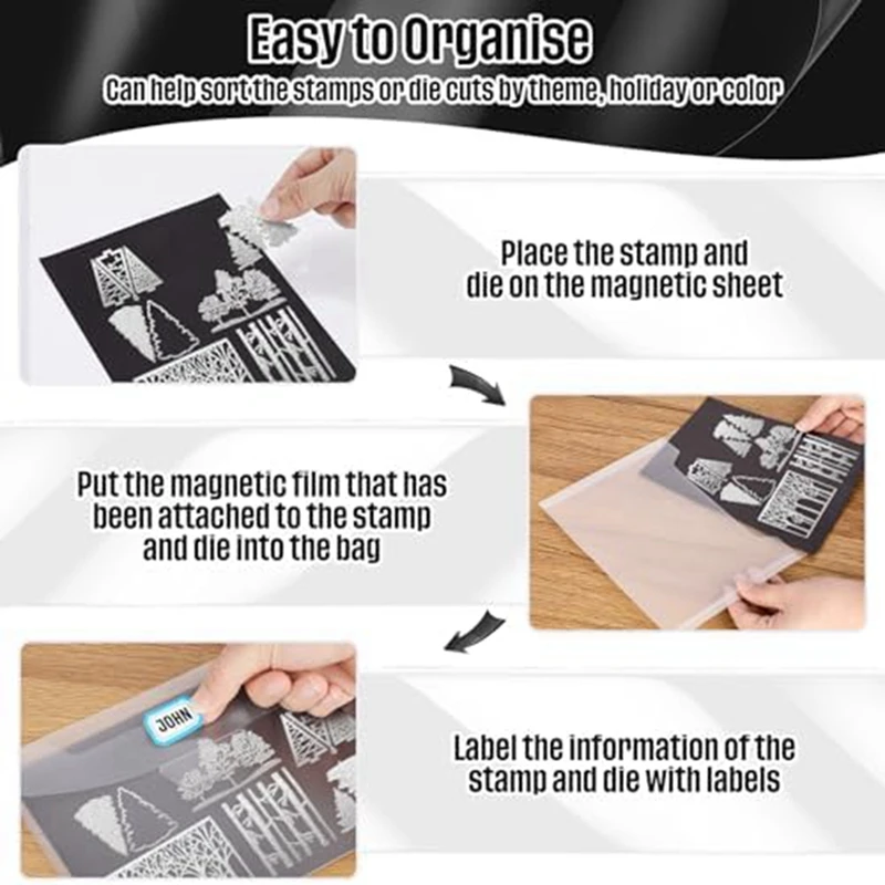 100 прозрачные мешки для штампов и штампов, магнитная доска 100 0,3 мм, пластиковые конверты для хранения скрапбукинга для изготовления карт, высокое качество