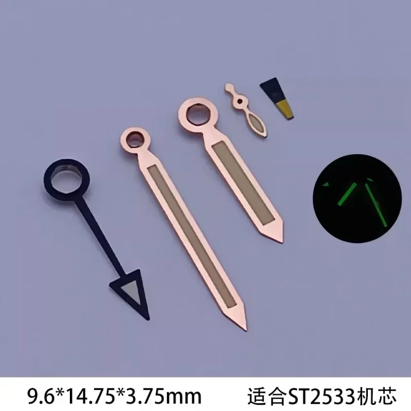 Watch Accessories with Green Glow in The Dark Hands Suitable for ST2555/ST2533/ST2557/6497 Movement Accessories with Hands NEW