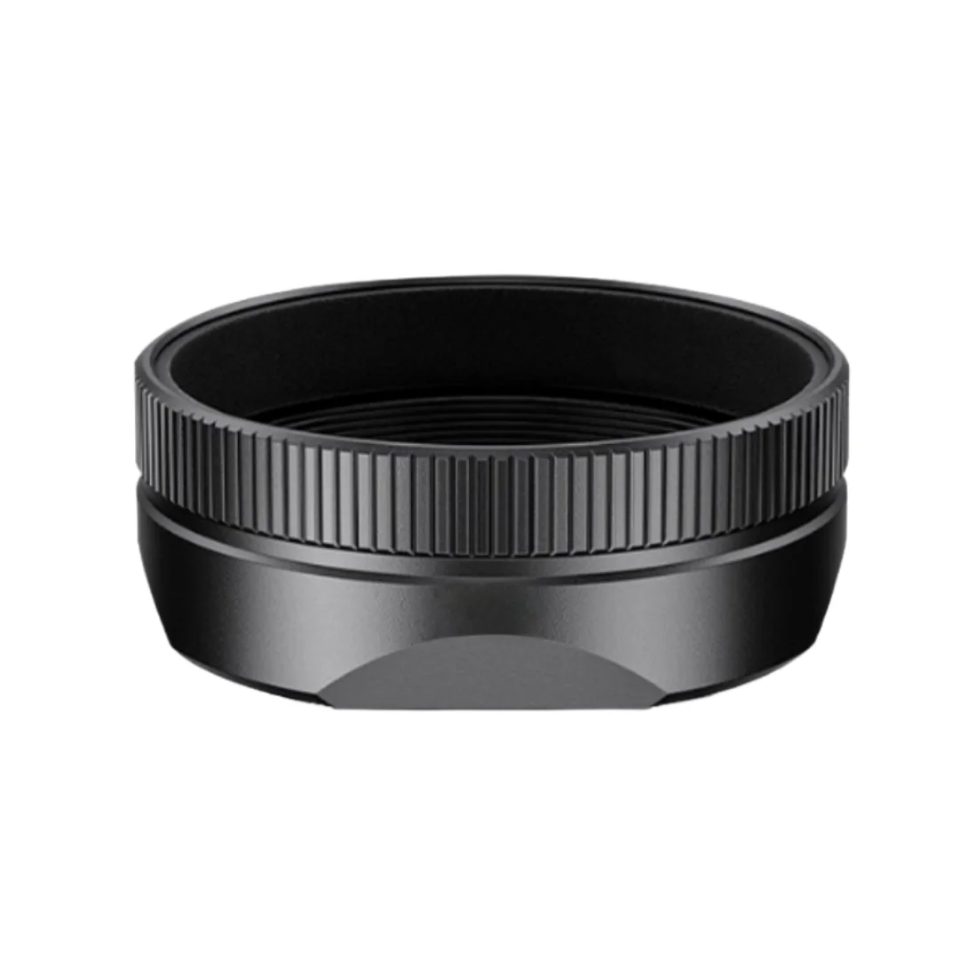 غطاء عدسة الكاميرا لـ Fujifilm X نصف معدني دائري ضوء درع محول مربع الرجعية ظلة غطاء كتلة تقليل الضوء الضالة