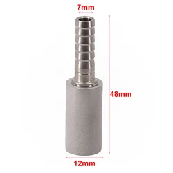 Stainless Steel Beer Brewage Aeration Stone Home Quick Plug 1Micron Effective Professional Diffusion Oxygenation Bar Accessories