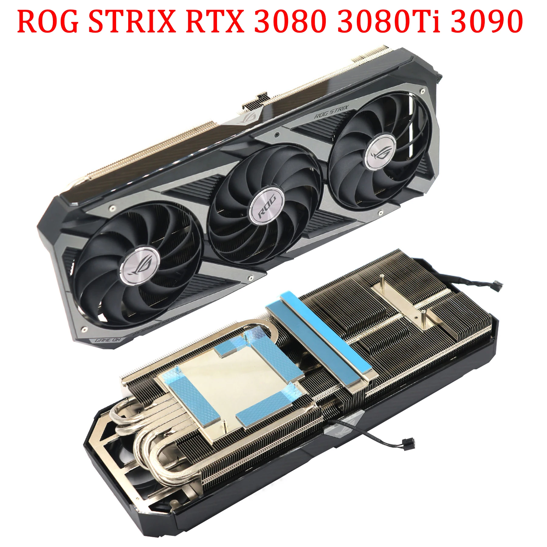 冷却ヒートシンクAsusrogストリックスrtx 3060ti 3070 3070ti 3080