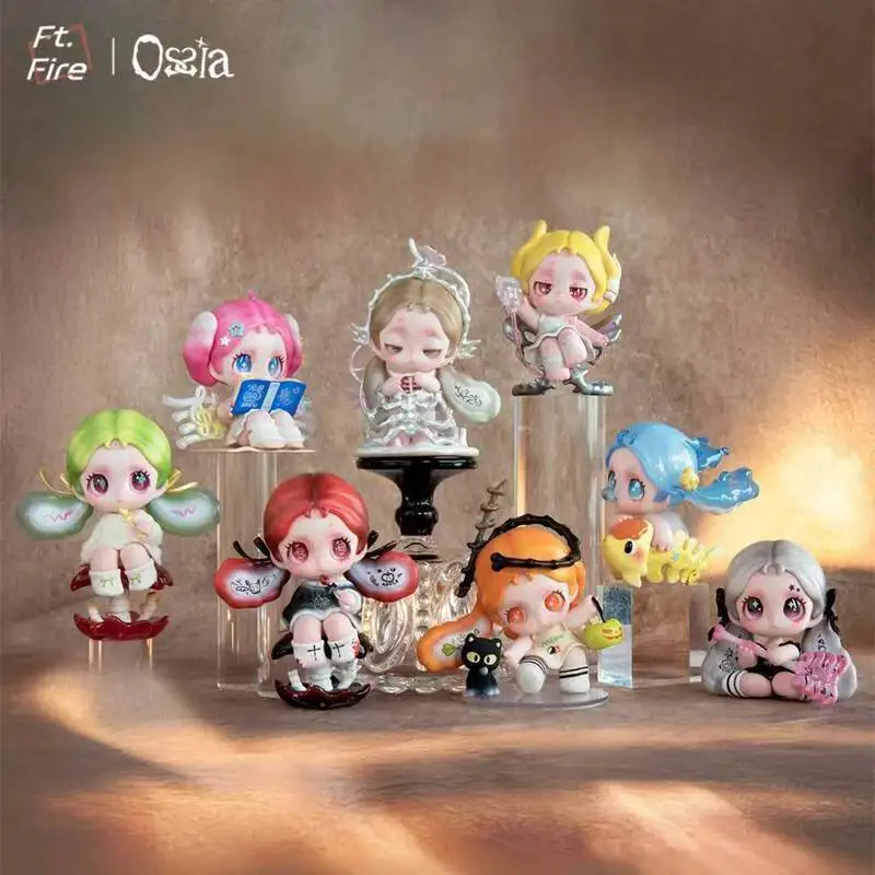 

Genuine Ossia Feel The World Series Blind Box Cute Kawaii Anime Action Figure Desk Ornament Collectible Toy Gift For Girls