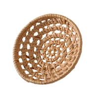 Seagrass Baskets Desktop Organizer Woven Storage Rattan Light Brown Fruit Display Child