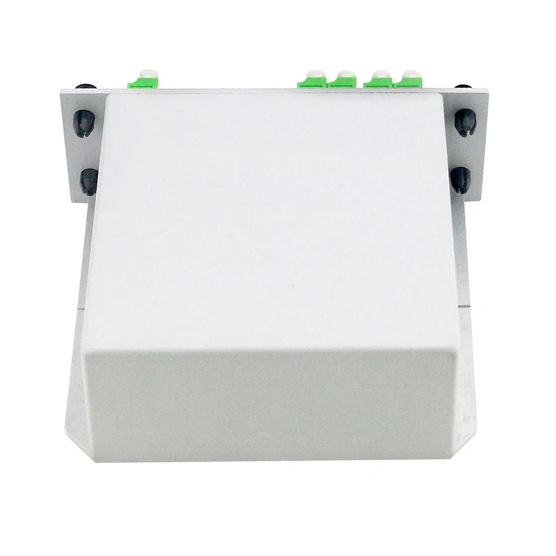 Proveedor de servicio de Internet Módulo de casete Caja de plástico Fibra MUX de 18 canales CWDM con conector personalizado LC APC