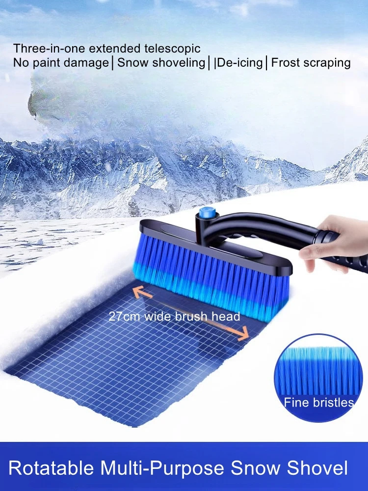 

Car snow shovel car glass defrost de-icing shovel car special multi-function snow clearing tool snow brush