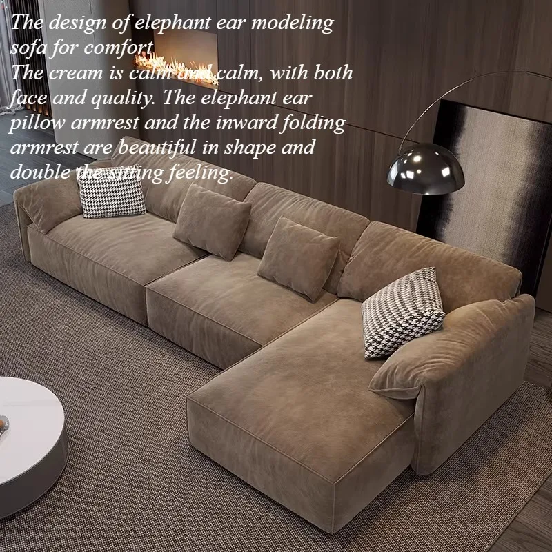 Classic Cushion Living Room Sofa Soft Minimalist Game Lazy Living Room Sofa Adults Floor Meuble De Salon Furniture Accessories