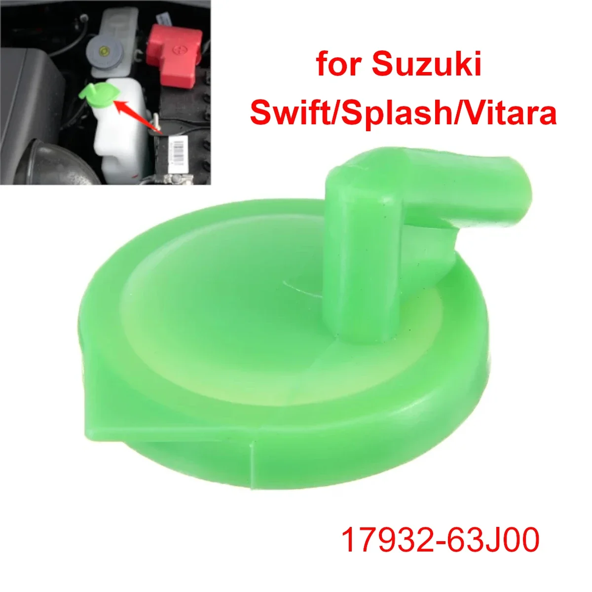 17932-63J00 Car Engine Radiator Coolant Expansion Tank Cap Cover for Suzuki Swift Grand Vitara Splash S-Cross