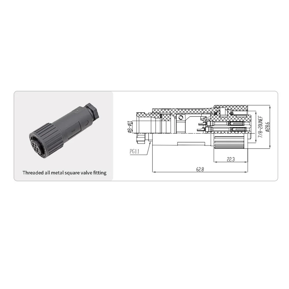 7 PIN Plug Connector C14G-A-S7 For REXROTH For MOOG For VICKERS For PARKER Proportional Valve Plug Electrical Equipment
