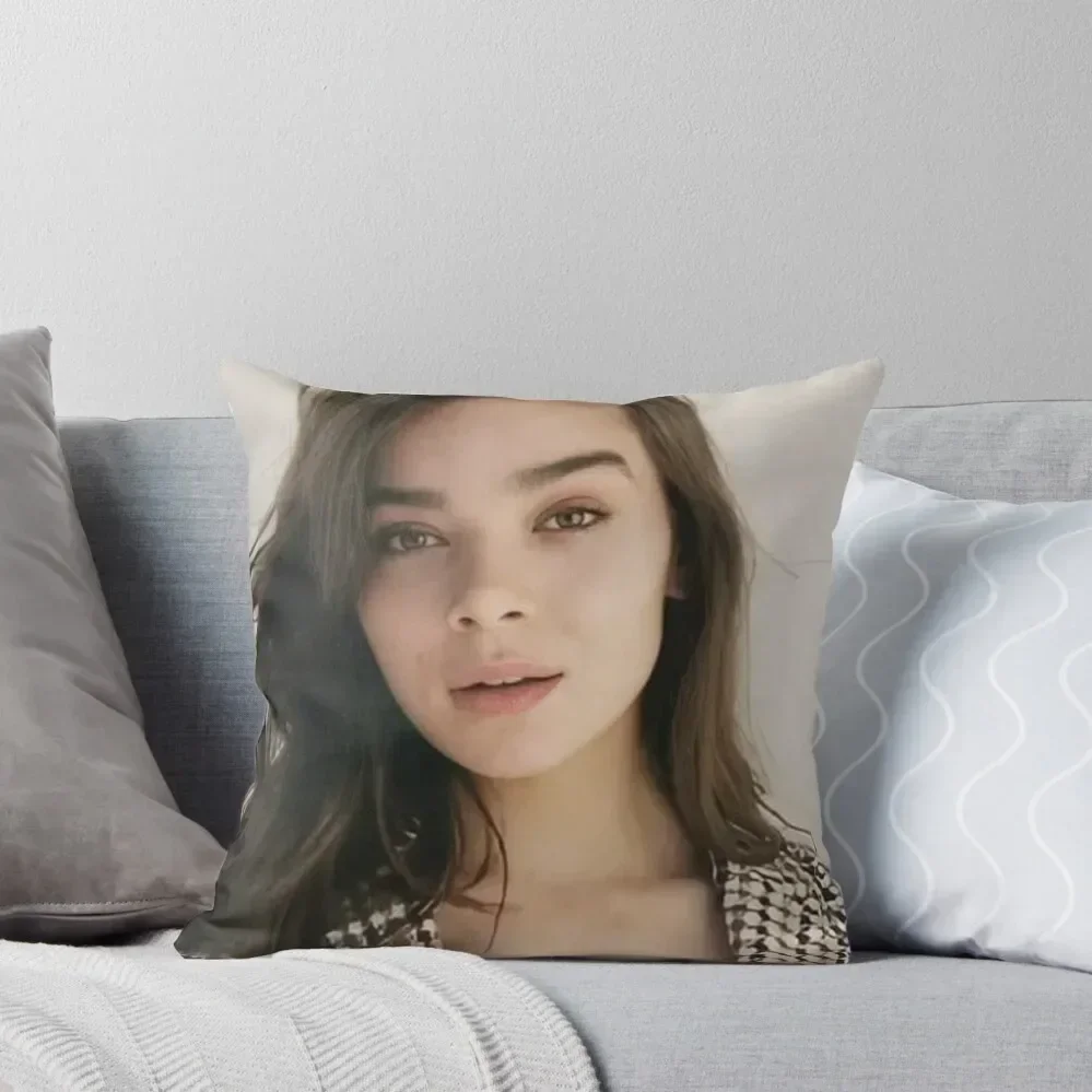 Hailee Steinfeld Throw Throw Pillow christmas decorations 2025 Cushion Cover Set pillow