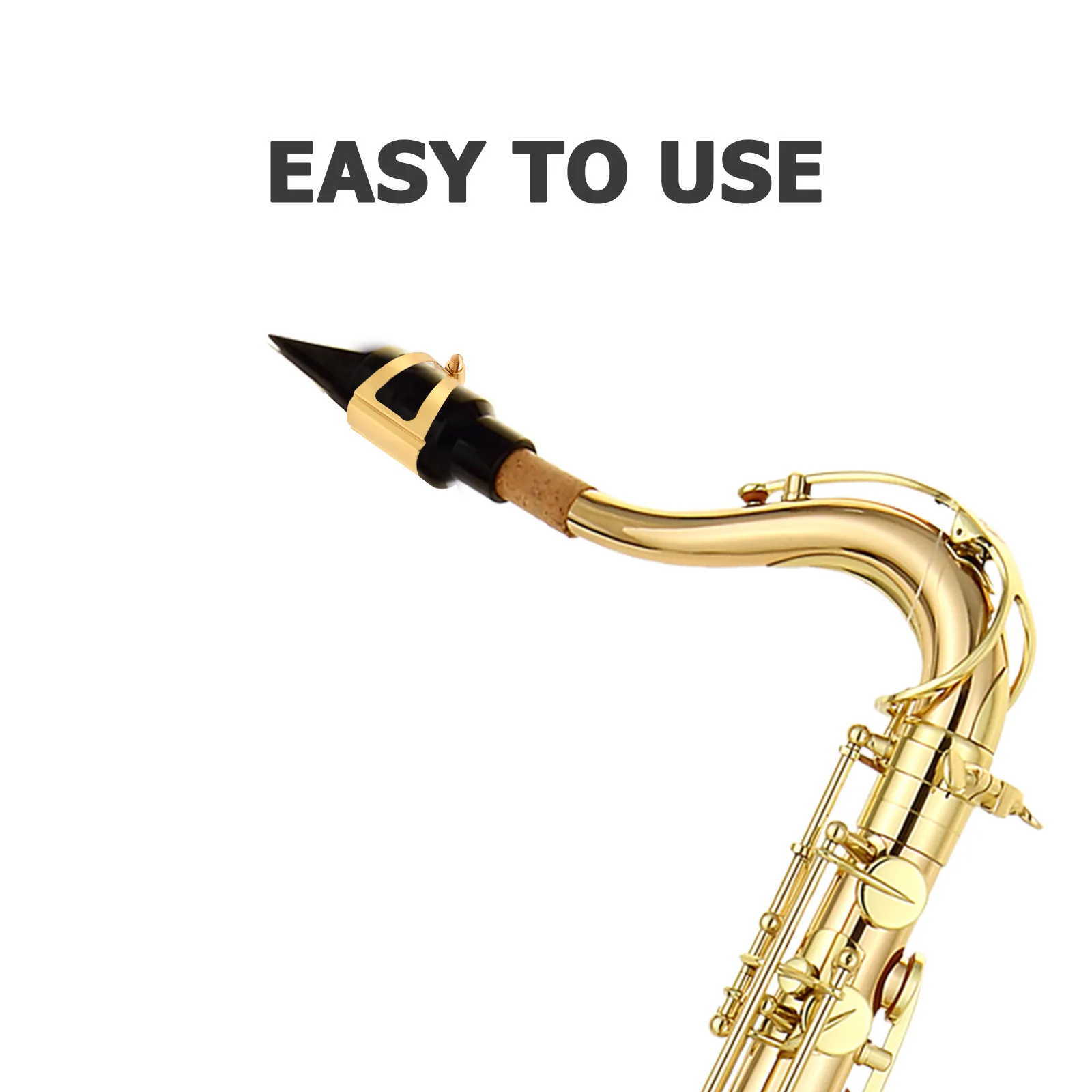 

Saxophone Clip Brass Mouthpiece Ligature For Alto Saxophone Durable Wind Instrument Parts Sax Accessories Metal Sax Clip