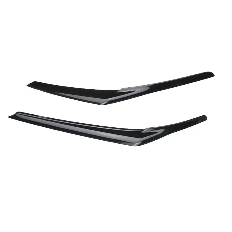 

2x глянцевая черная крышка для фар, накладка для бровей для Toyota Camry 2018-2019