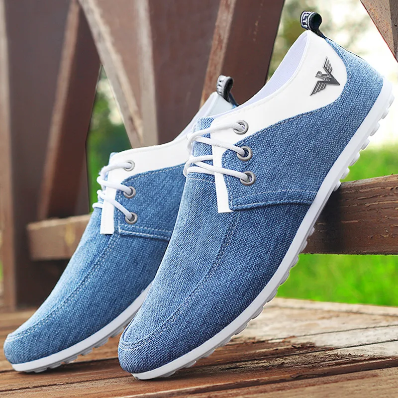 Men Casual Sports Shoes Spring and Autumn Fashion Versatile Sports Flat Heel Canvas Casual Low Top Casual Sports Shoes