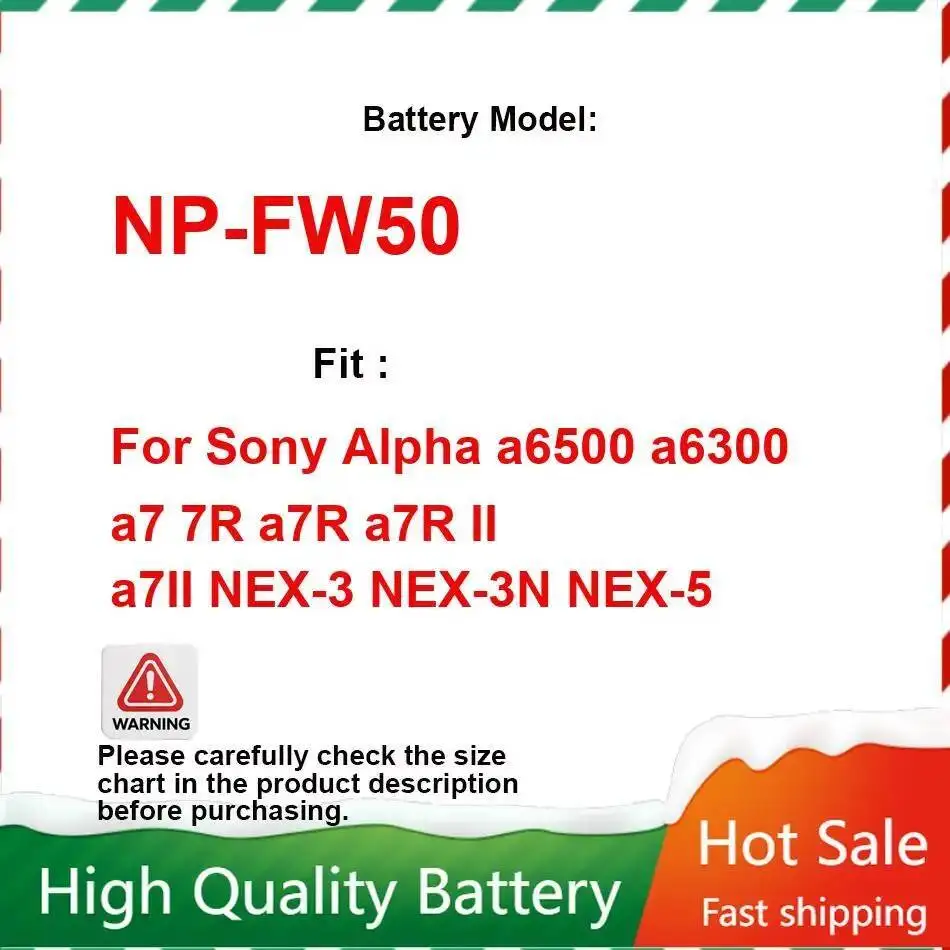 NP-FW50 Np FW50 Bat…