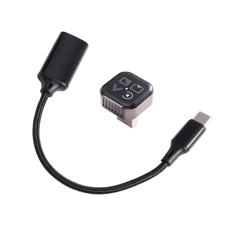 

Wireless For ISO& Android Carplay Adapter 4 In 1 Auto Screen Mirroring Plug And Play Wired To Wireless