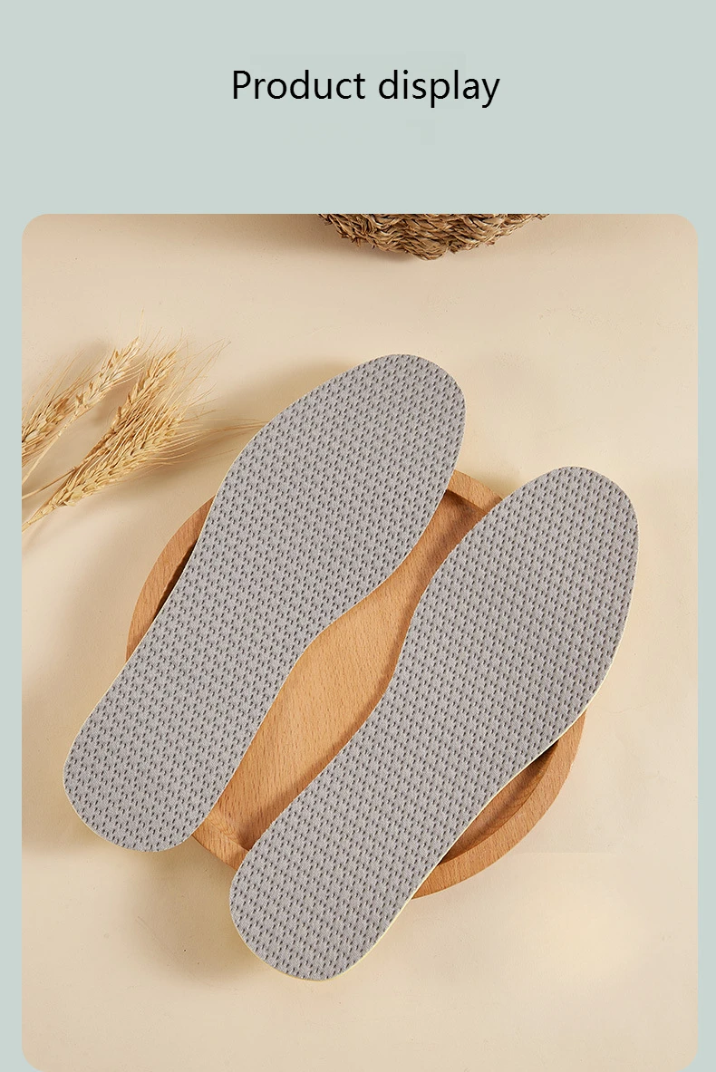 Memory-Schaum-Einlegesohlen für Schuhe, atmungsaktiv, Deodorant, Laufen, Sport-Einlegesohle für Füße, rutschfeste Vorlage, weiche, bequeme Schuhsohle – Detail 15