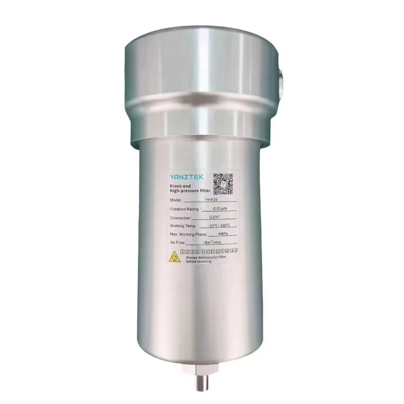 High Efficiency Filtration and Long Service Life Precise Front End High Pressure Filter for Maintain Gas Purity