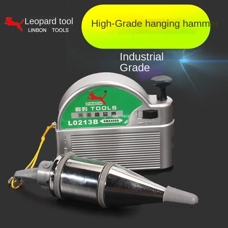 LINBON Automatic Shrinkage Plumb Bob Setter Magnetic Rite Hanging Wire Hammer Magnetic Plumb Bob Vertical Building Measurement