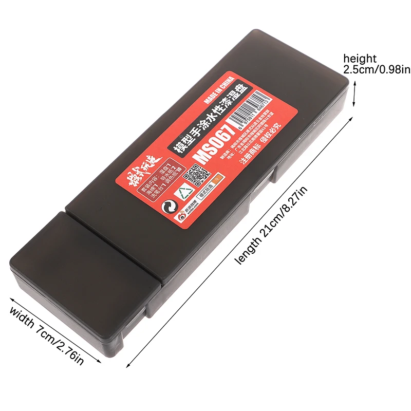 Imagem -06 - Paleta Molhada Portátil para Pintura em Miniatura Tintas Acrílicas Mantenha Sua Tinta Molhada por Mais Tempo