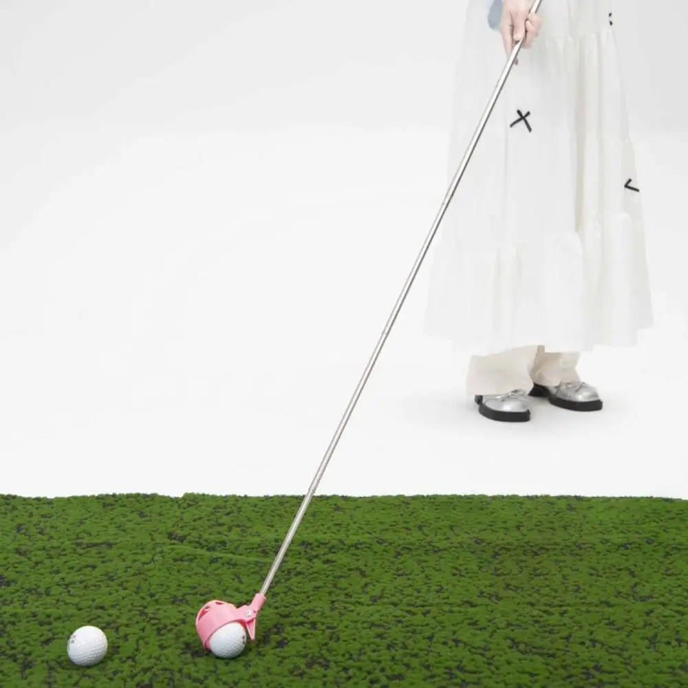 Ausziehbarer Teleskop-Golfballgreifer, verstellbares, zweiseitiges Golfball-Aufnahmewerkzeug mit abgerundetem Kopf für einfaches Aufsammeln von Bällen – Detail 2