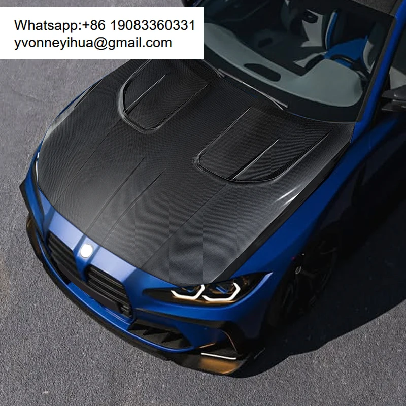 

Car Vorstein Style Double Sided Carbon Front Engine Bonnet Hood For Bmw G80 M3 G82 M4 Engine Hood