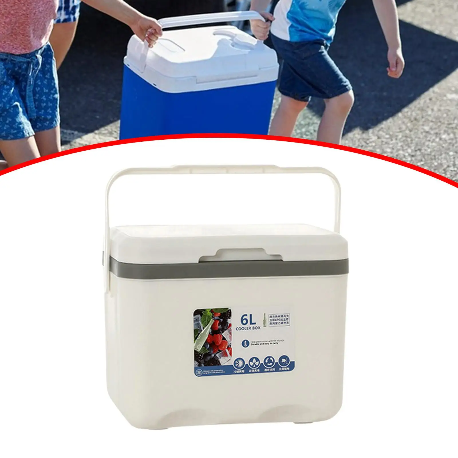 Cooler Box Small Portable Plastic Insulated Container for Food Breast Milk Fishing Picnic Cold Storage Cooler Box Small Portable Plastic Insulated Container for Food Breast Milk Fishing Picnic Cold Storage