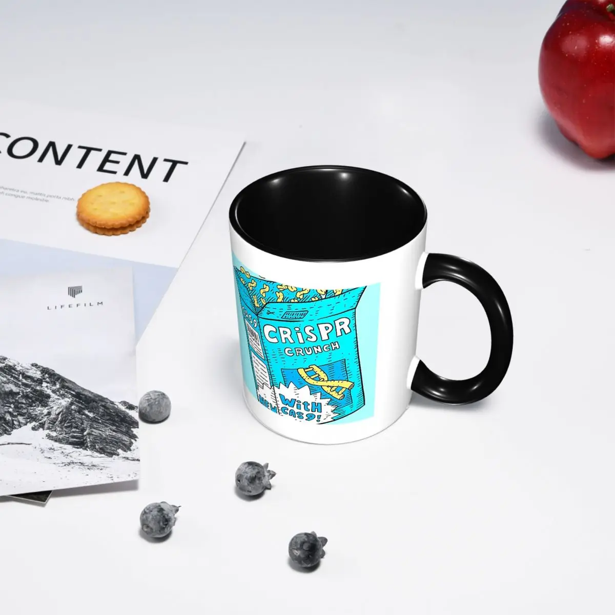 Crispr Cas9 Gene Editing Science Cereal Dna Mug Funny Ceramic Coffee Cups Tea Mugs Milk Cup Drinkware Gifts for Woman Man