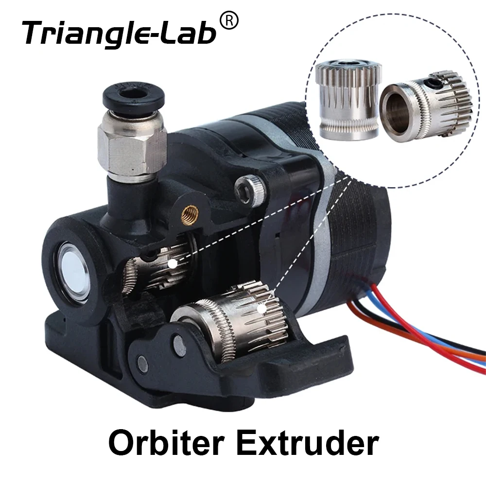 Trianglelab(Genuine Authorized) Orbiter Extruder V1.5 Full Version With MOTOR for  Compatible DDE-O PLA PEI TPU ABS