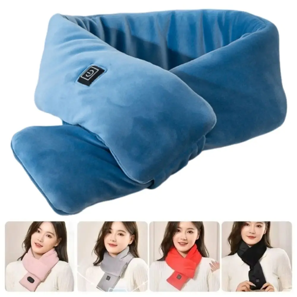 وشاح تسخين كهربائي دافئ مقاوم للبرد مريح لتدفئة الرقبة الحرارية 3 درجة حرارة قابلة للتعديل وقابلة للغسل لتدفئة الرقبة #2