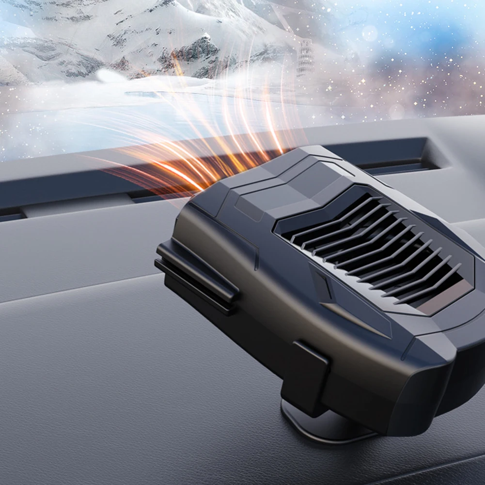 Compact Car Heater 150W Window Defroster Easy Installation Efficient Heating Lightweight Design Quick Heating 13*9*5cm