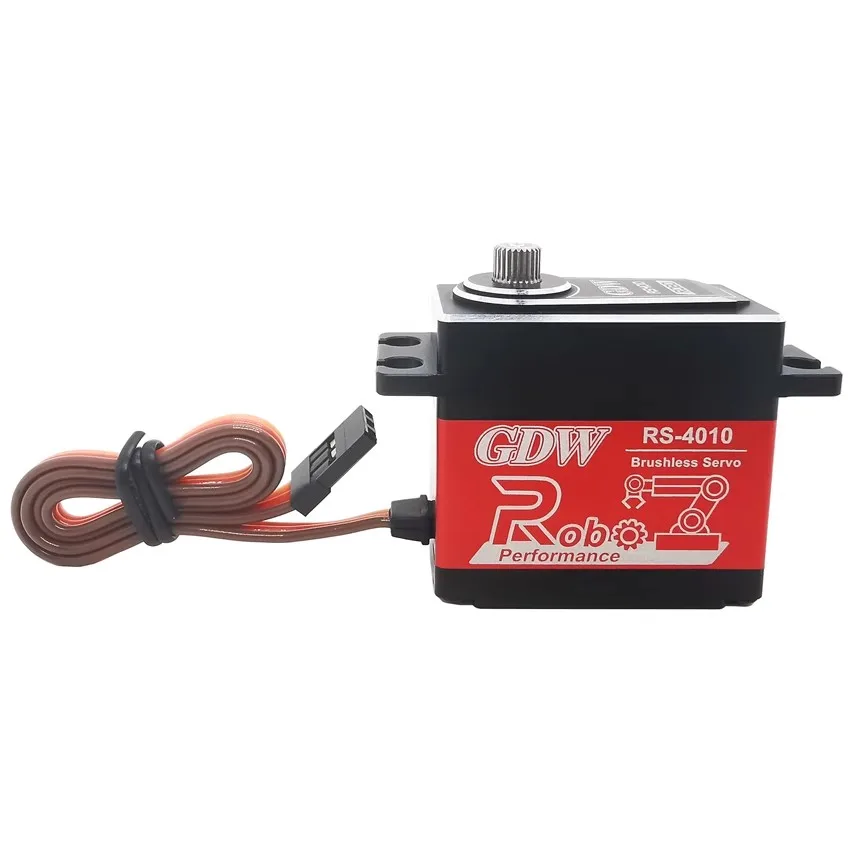 GDW-Micro Servo Numérique pour Voiture RC, Moteur sans Noyau à Couple ÉWer, Engrenage D.lique, Bras de Manipulateur de Robot à Aile Fixe, RS4010, 45kg