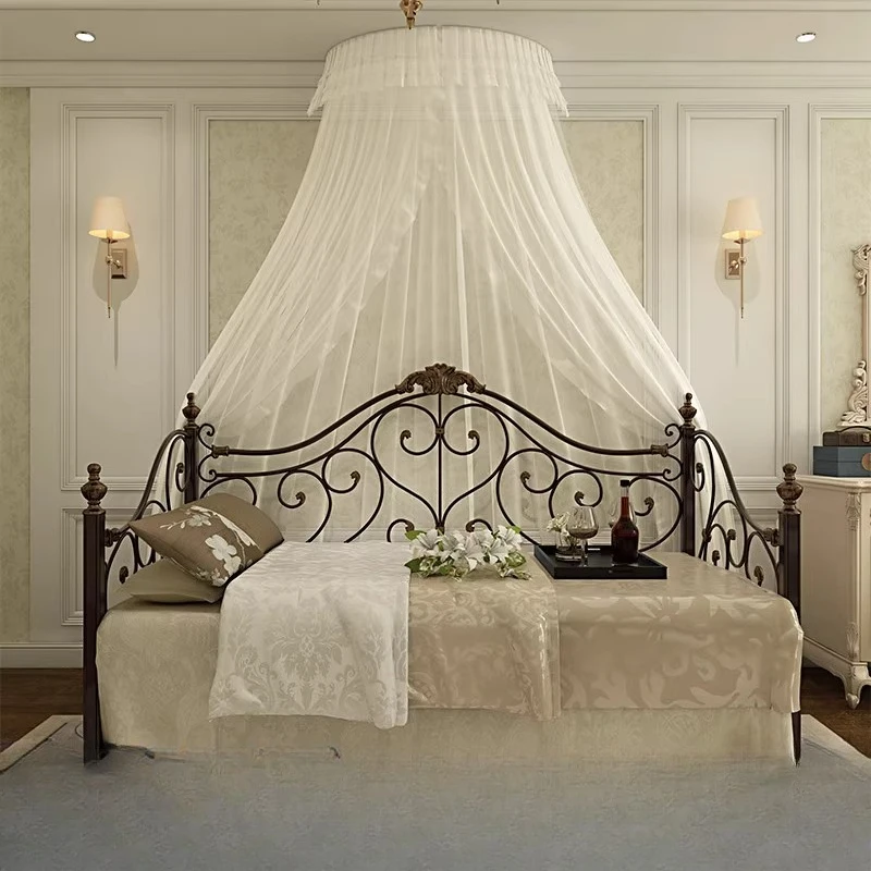 

Iron sofa light luxury princess, single children's sliding bed small apartment size