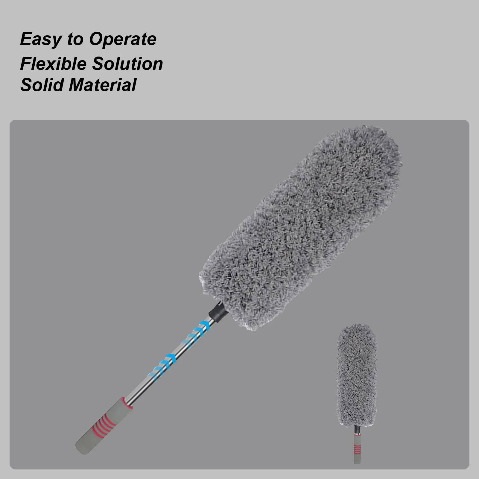 Plumeau extérieur de voiture, extensible, sans rayures, brosse de lavage de voiture pour tableau de bord intérieur et extérieur de camion automobile