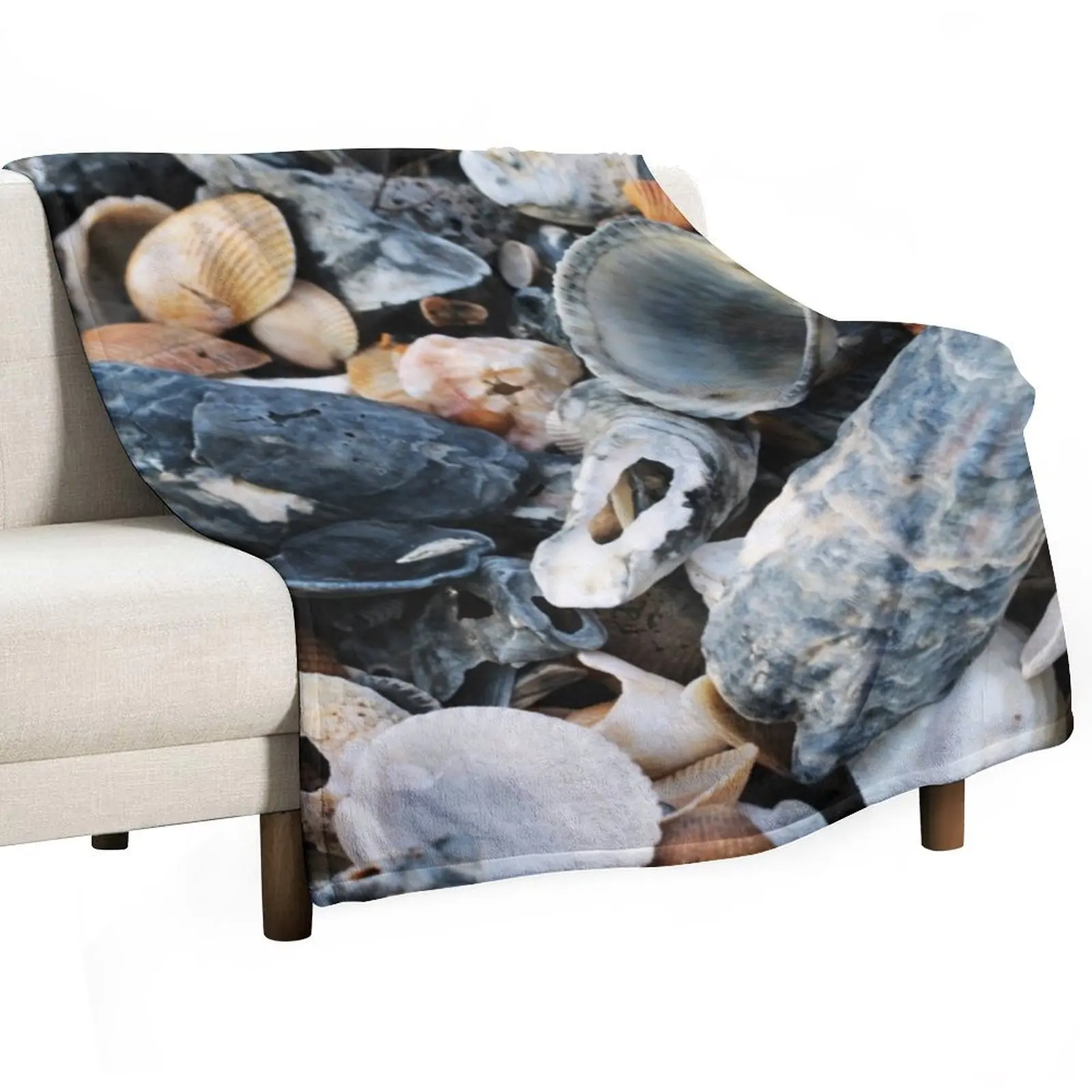 Shells Throw Blanket Blankets For Bed Luxury Throw Hair Sofas Single For Decorative Sofa Blankets