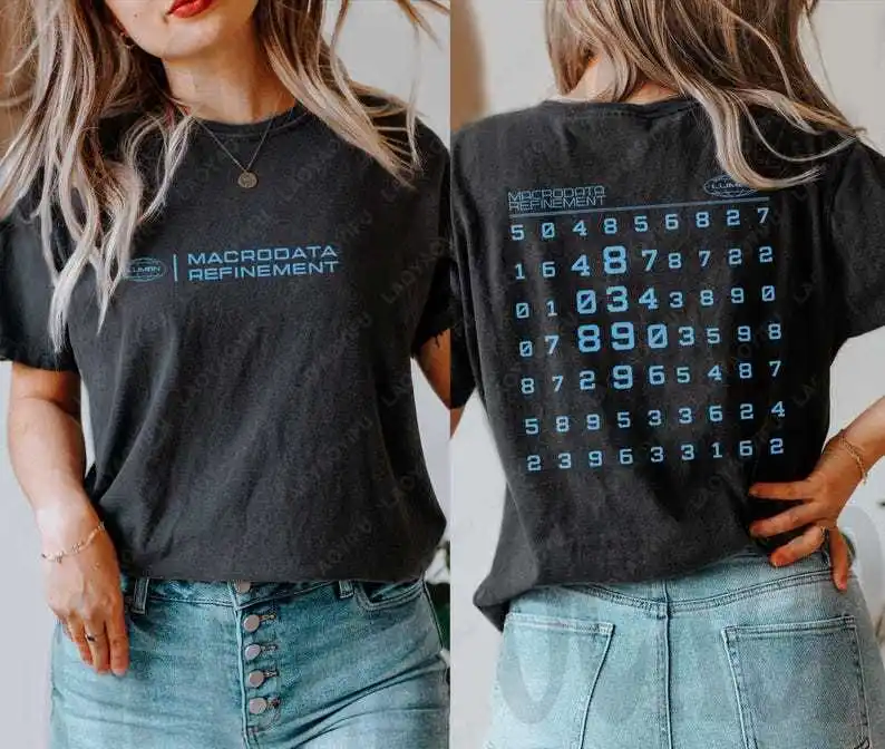 أزياء لومون ماكروداتا صقل قطع القطن التي شيرت خمر Harajuku للجنسين الشارع الشهير تي شيرت 2025 برنامج تلفزيوني مستوحاة تيز