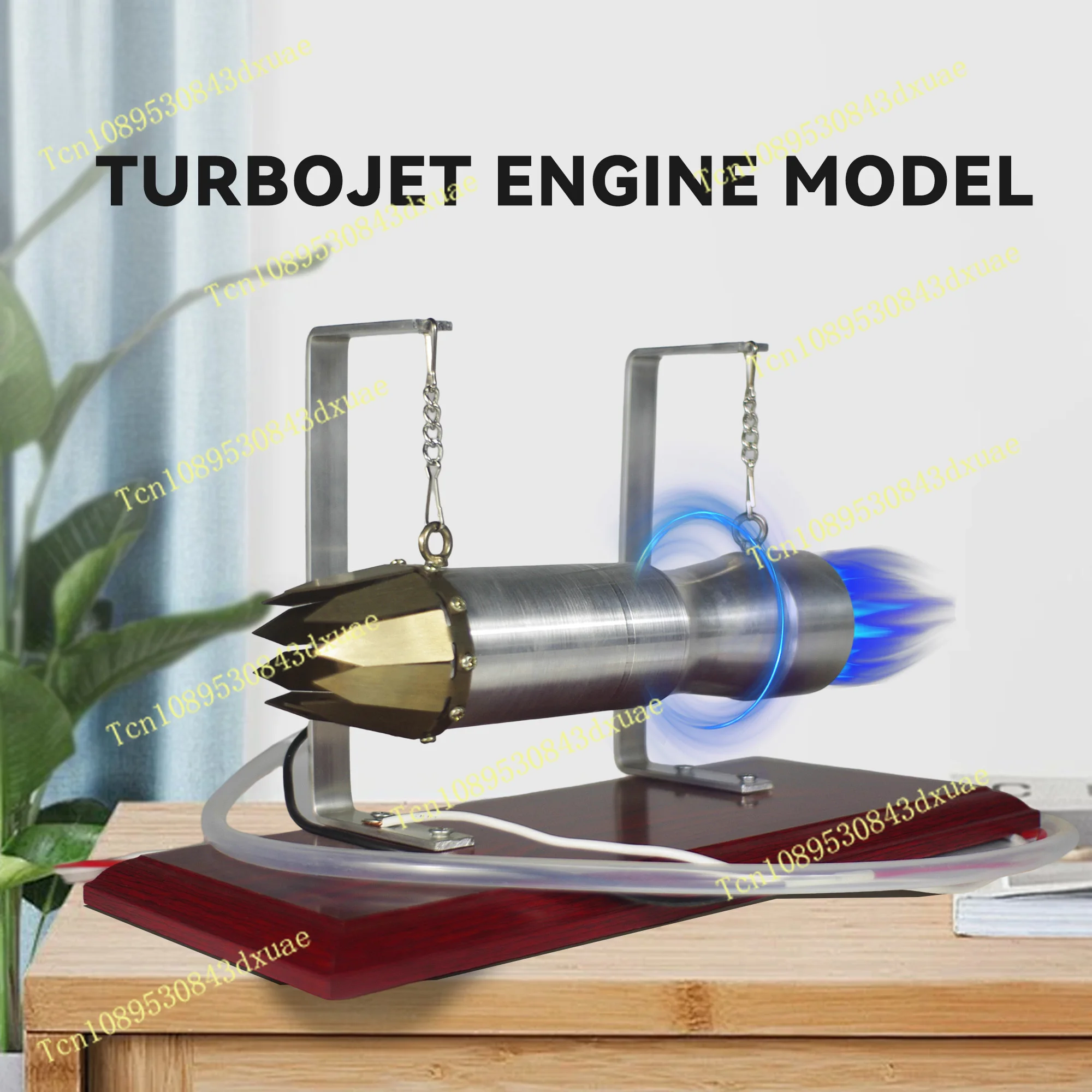 Aircraft Engine Turbojet Engine Model All Metal To Build Fuel Paraffin Can Start Science Experiment Teaching Aids Model Toys