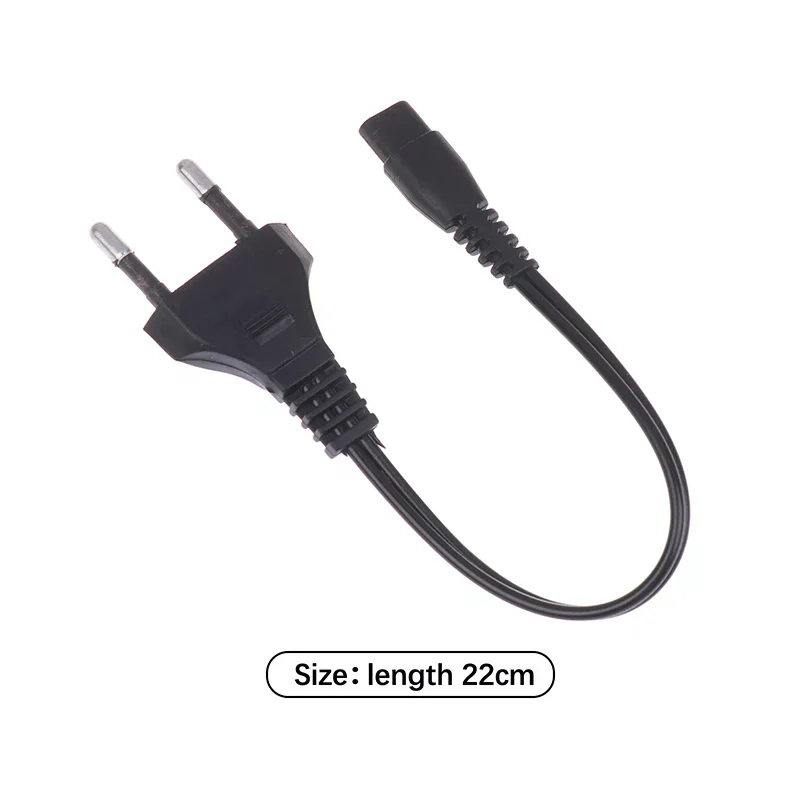 Зарядный кабель с двойным отверстием, вилка европейского стандарта, 220 В, 110 В, прямая зарядка, фонарик, зарядное устройство, шнур питания, аксессуары для фонарика