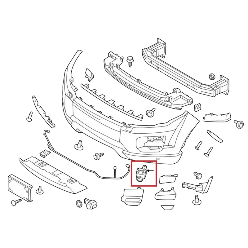 CPLA-19H422-AC New Front Rear Surround Side View Camera Mirror Camera for LAND ROVER RANGE ROVER L405 L494 L538 12-16