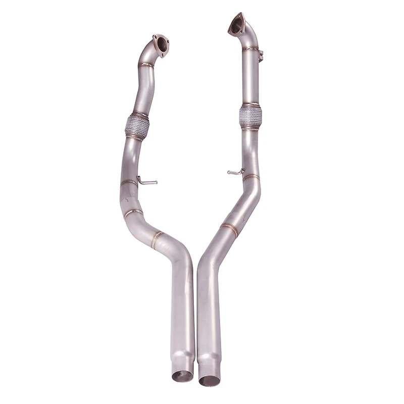 

Suitable for Audi S4 S5 B9 3.0T High performance 1:1 exhaust front tube, stainless steel exhaust modification system