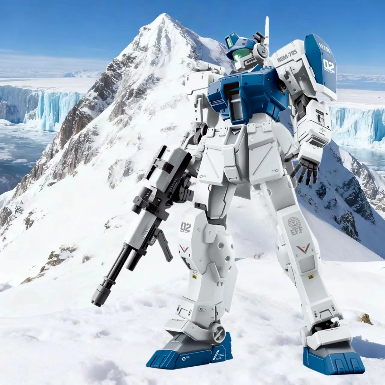 HG 1/144 RGM-79S GM المتقشف أطقم منمذجة جمع الجمعية المنقولة عمل أرقام روبوت تمثال نموذج أطفال بنين سطح المكتب لعبة هدية #1